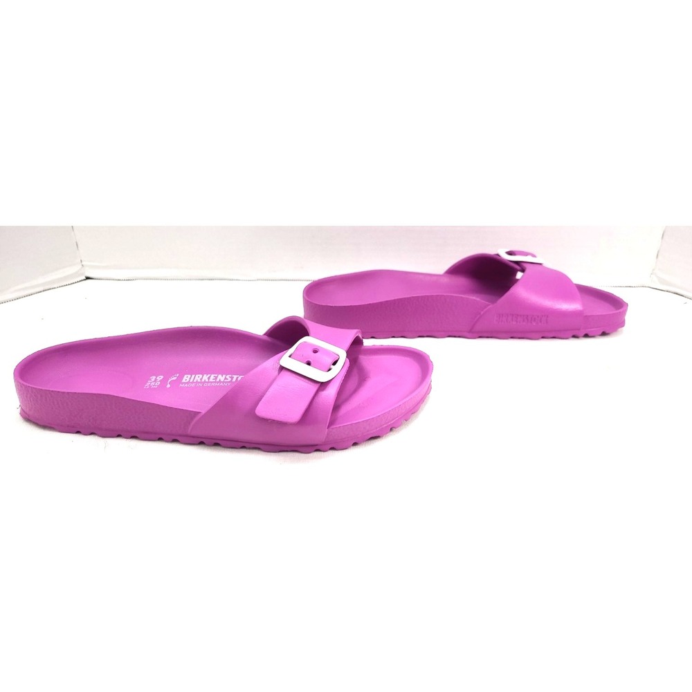 Birkenstock Sandals Madrid Essentials EVA Womens 39 US 8-8.5 Pink Slide Beach - Picture 4 of 10